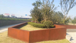 衡南耐候钢挡土墙